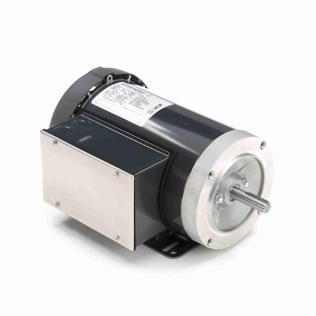 Leeson Motor G574, 1-1/2, 1725, TEFC, 56HC, 1/60/115/208-230 G574